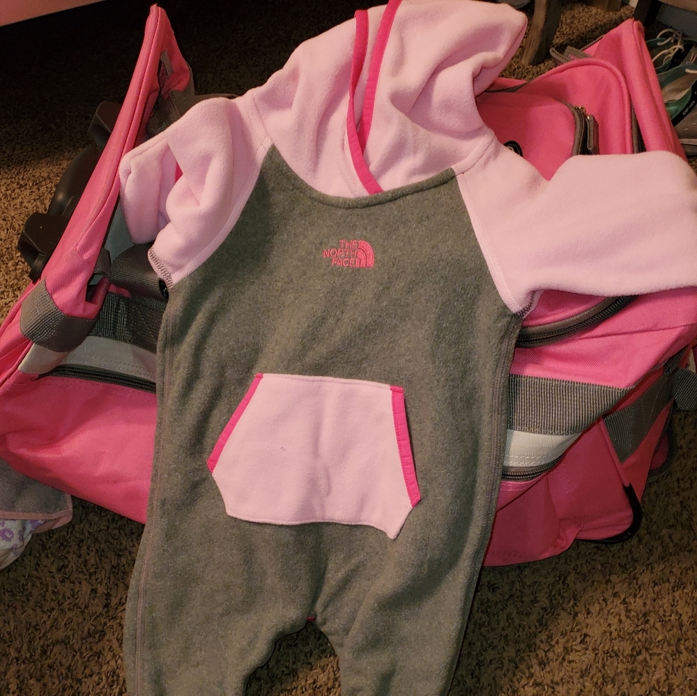 Northface fleece suit